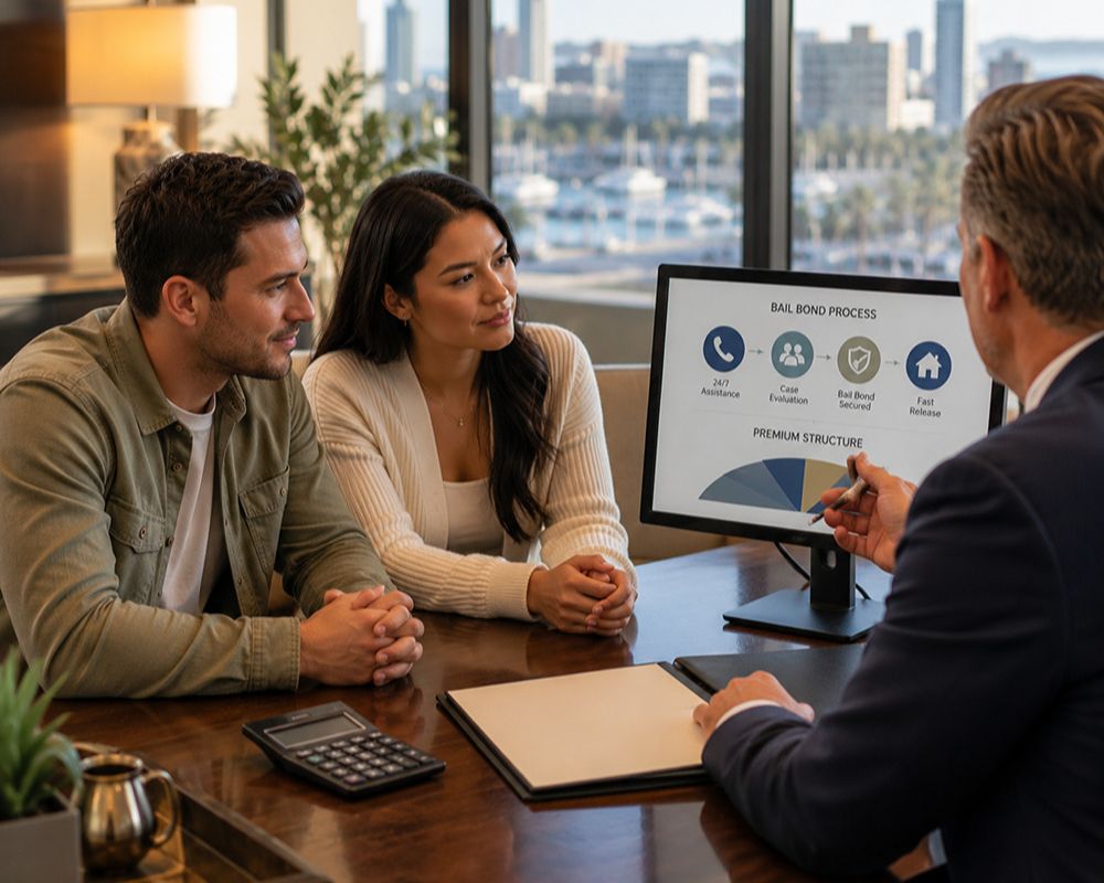 surety-bond-premium-discussion-san-diego-1080x1080.webp 4 San Diego surety bond consultation explaining premium costs and transparent pricing.