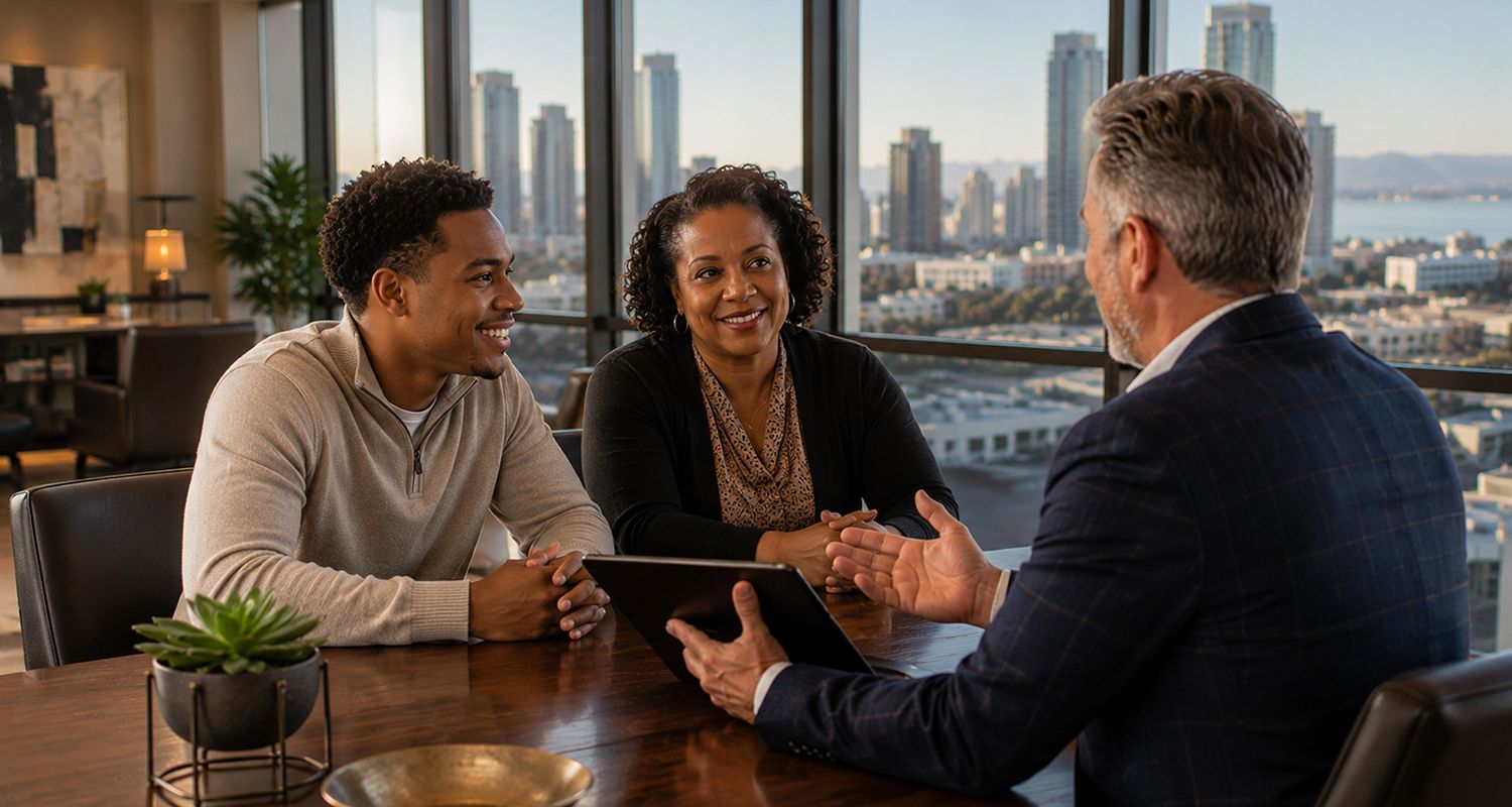Licensed surety bonds service in San Diego helping a family secure a fast bail release through a trusted bail agent.